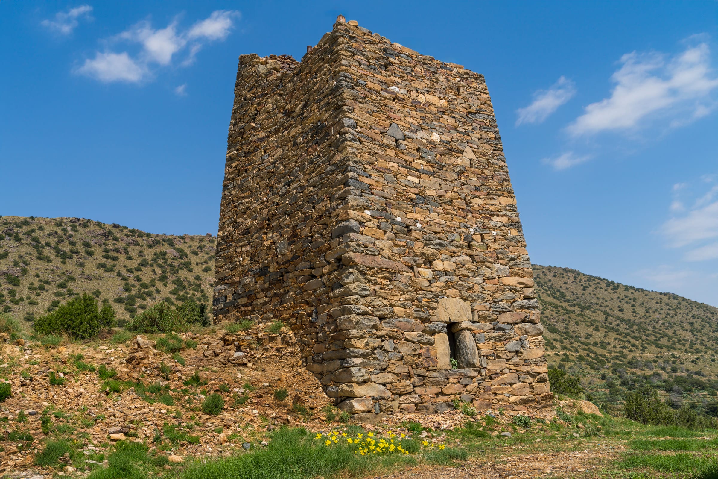 castle in foreground